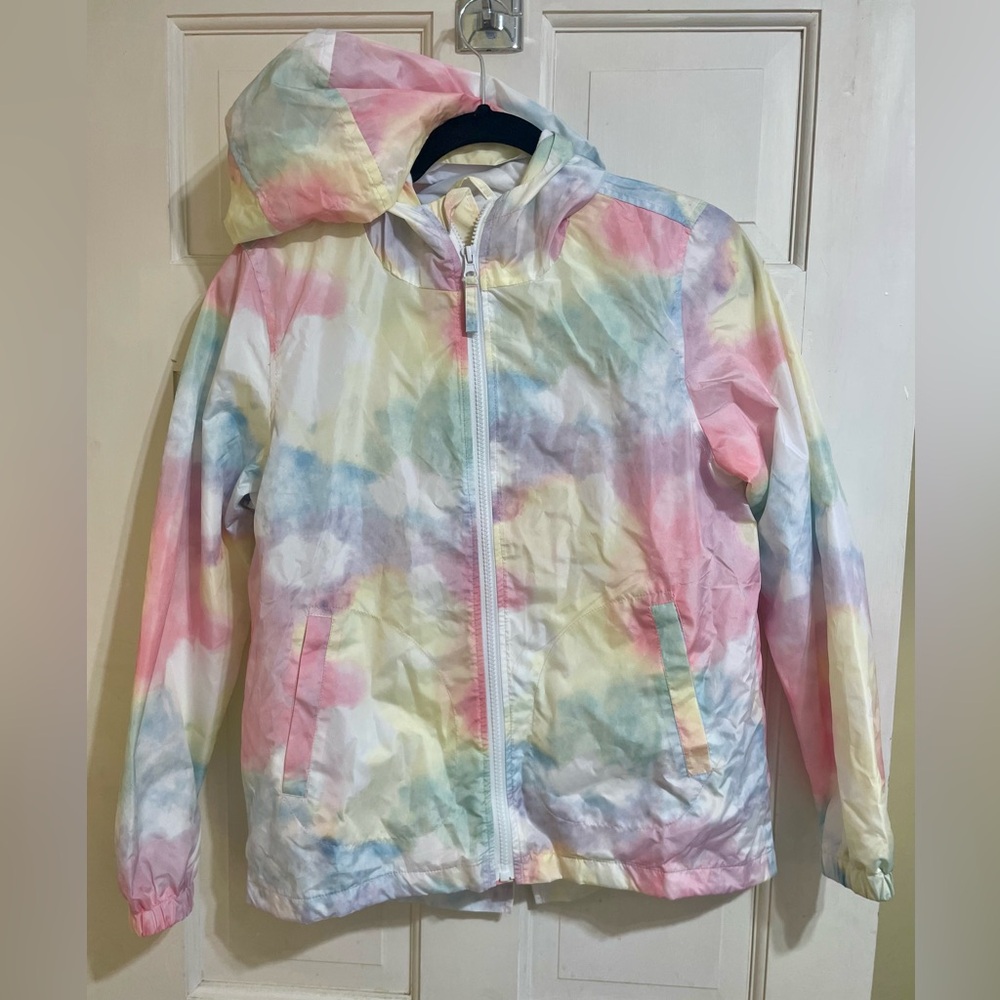Girls Tie Dye, light weight jacket, size 14, by Me Jane.